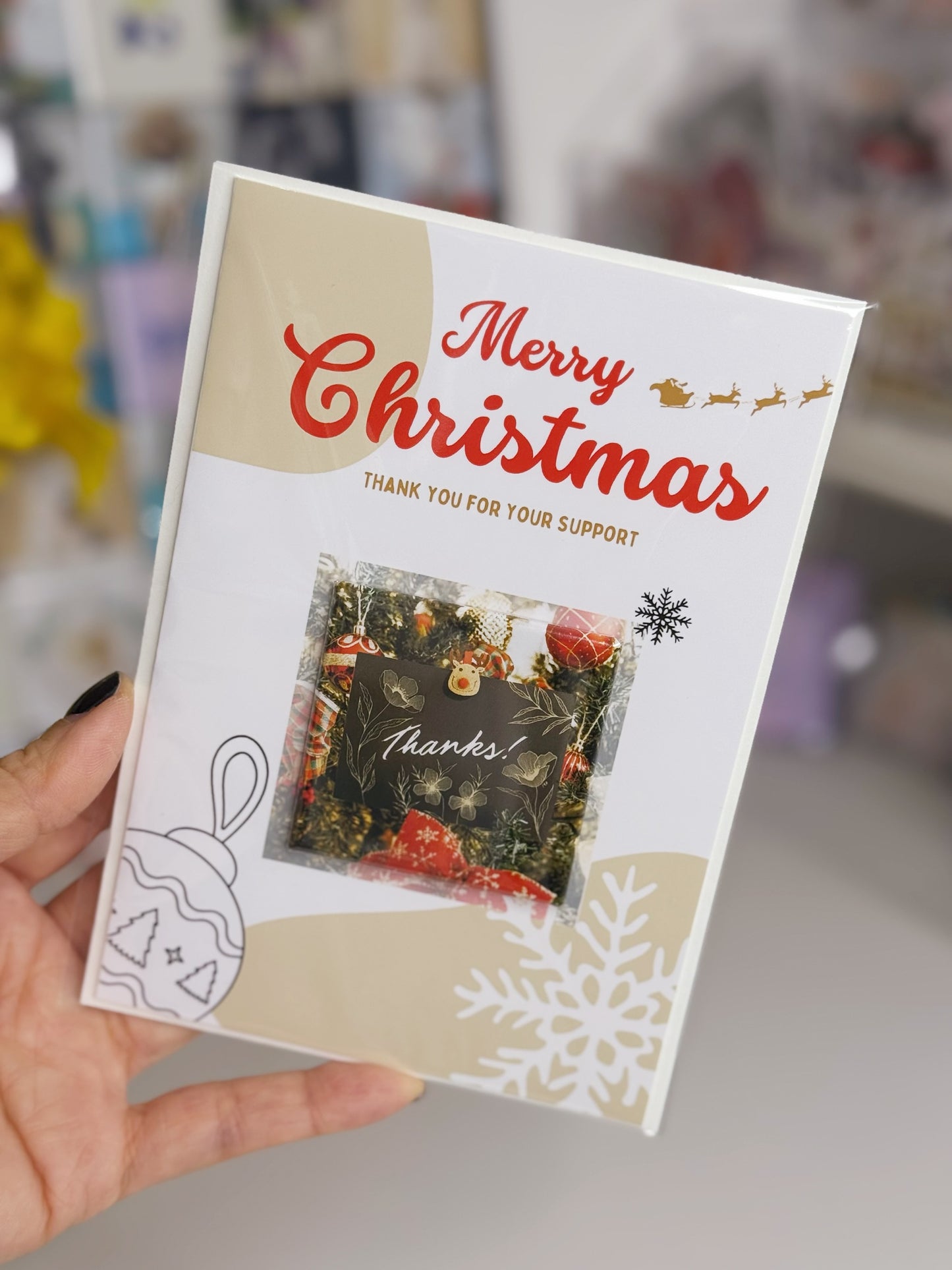 Greeting Card: Merry Christmas (Thank you #13)