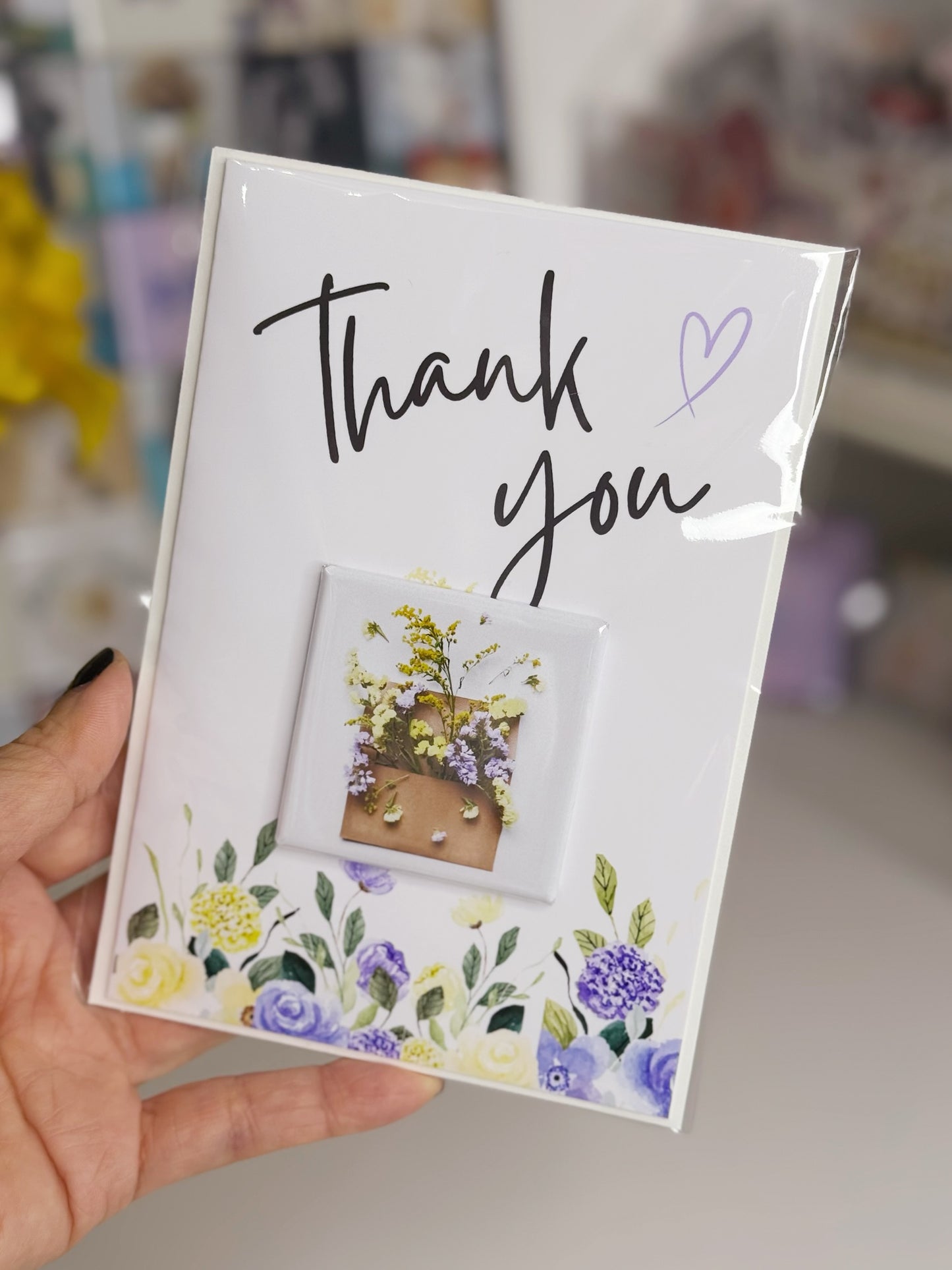 Greeting Card: Thank you (Flowers #16)