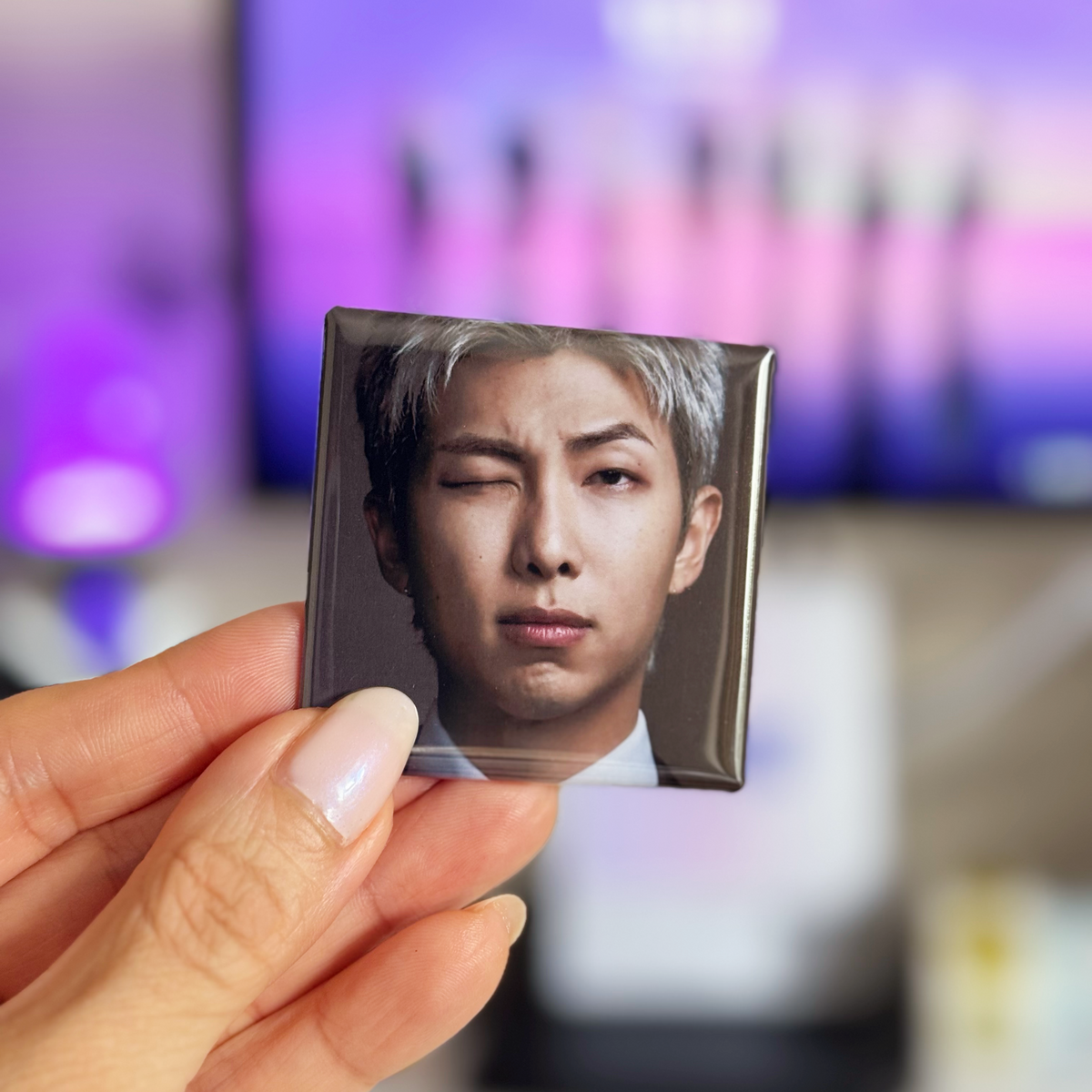 Square Magnet: BTS RM in Colour