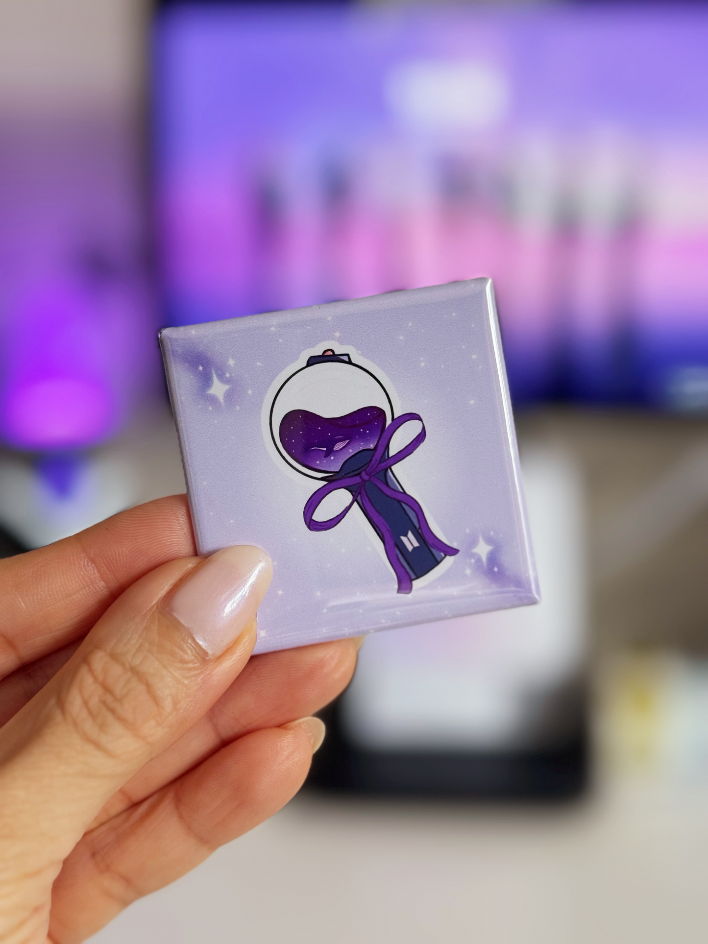 Square Magnet: BTS Army Bomb
