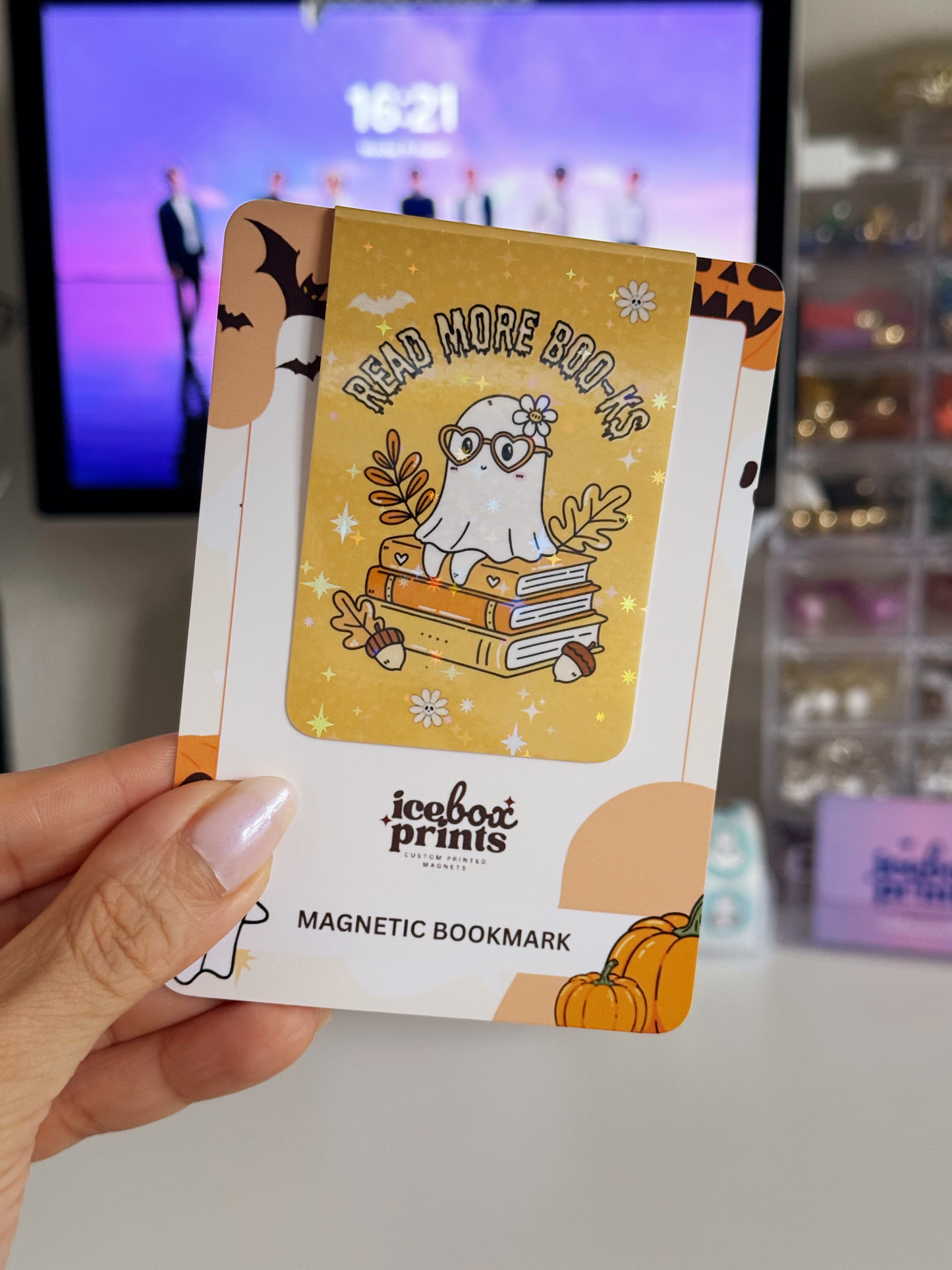 Bookmark MAGNET - (Halloween) Read More Boo-ks