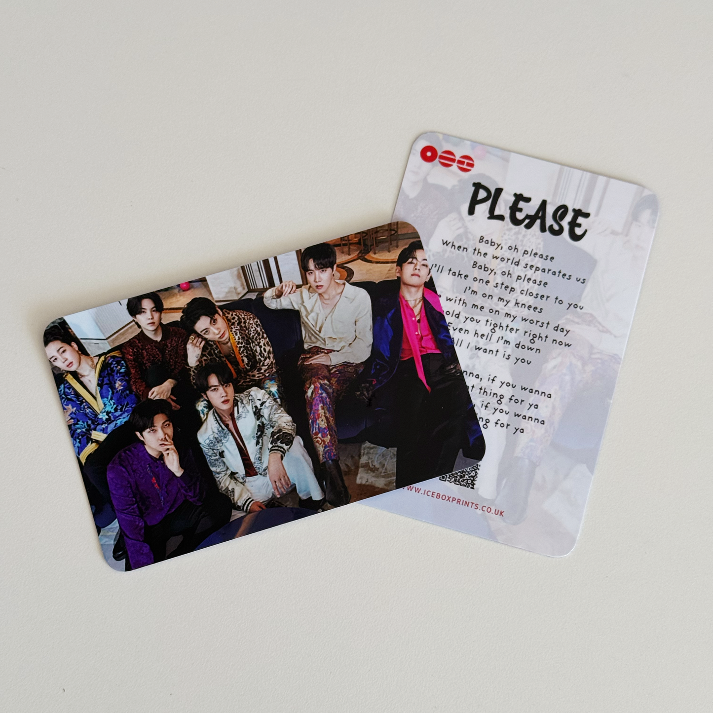 BTS Photo Card: Please