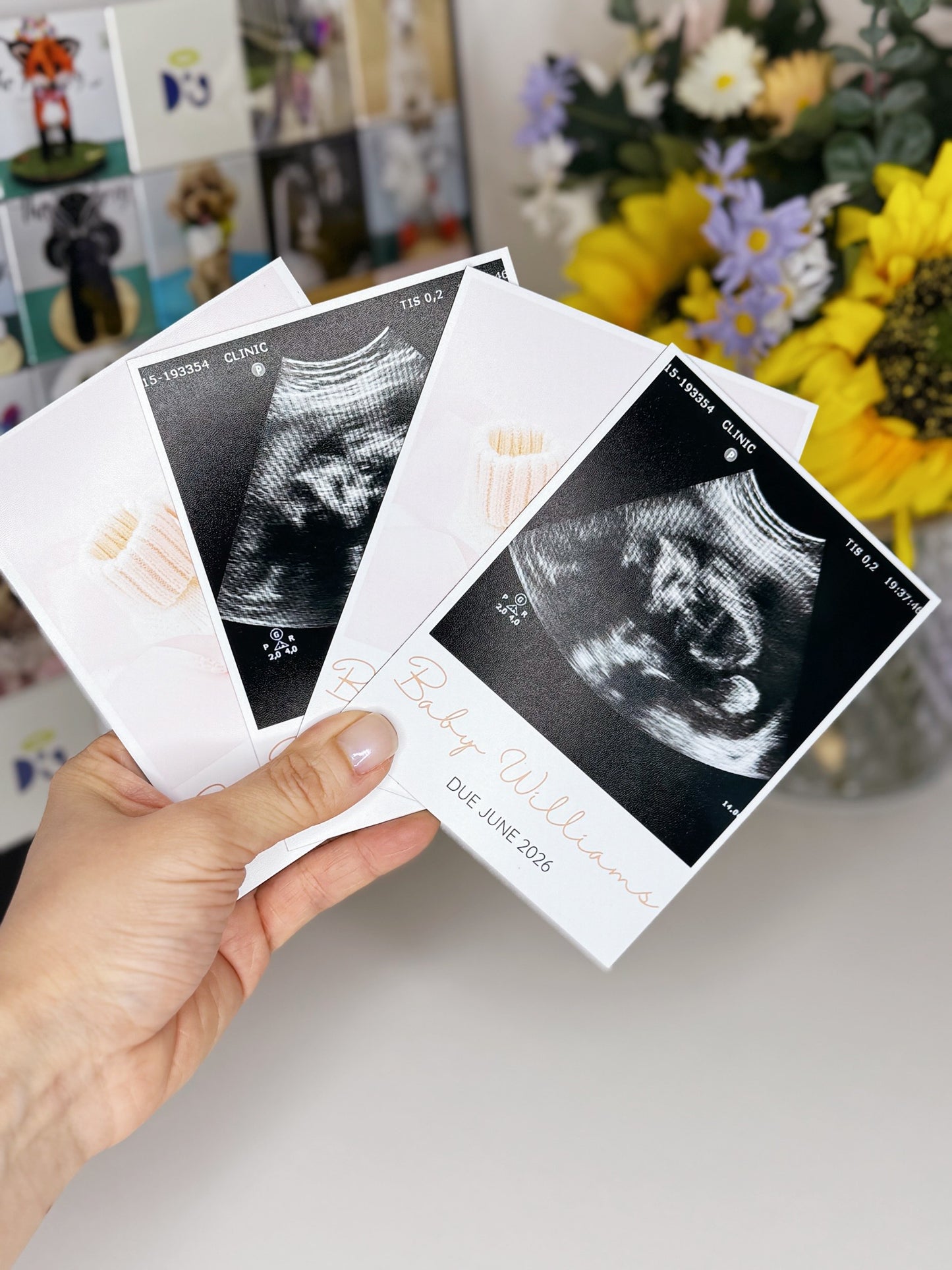 Hello Baby Vinyl Magnets (4x5)