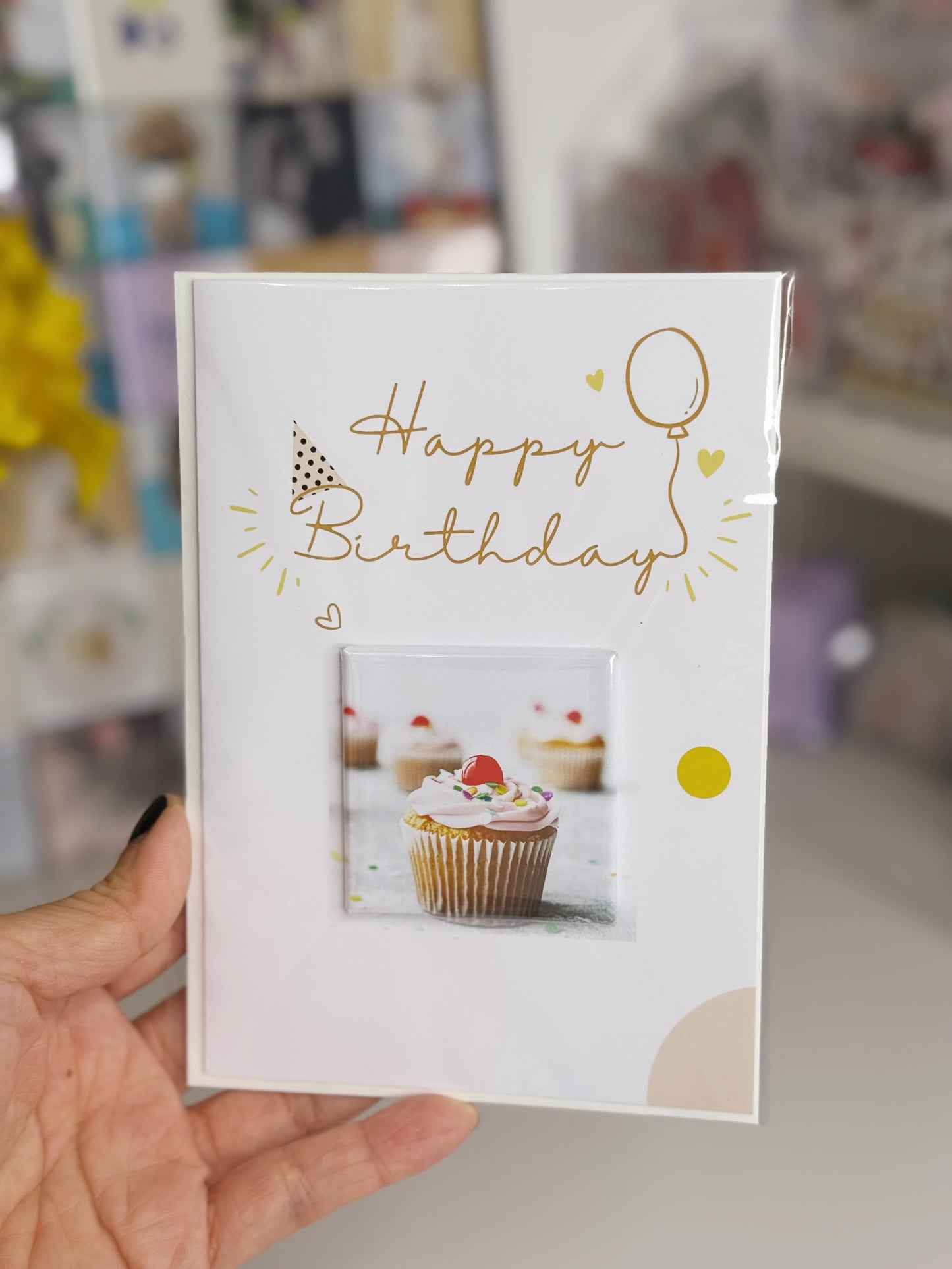 Greeting Card: Happy Birthday (Cupcake #07)