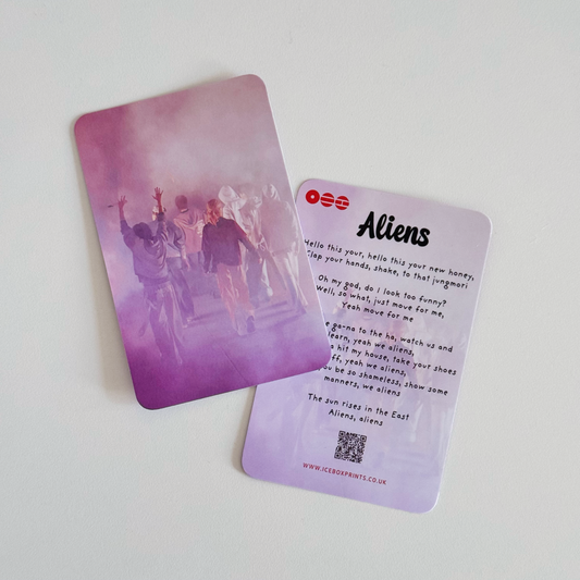 BTS Photo Card: Aliens
