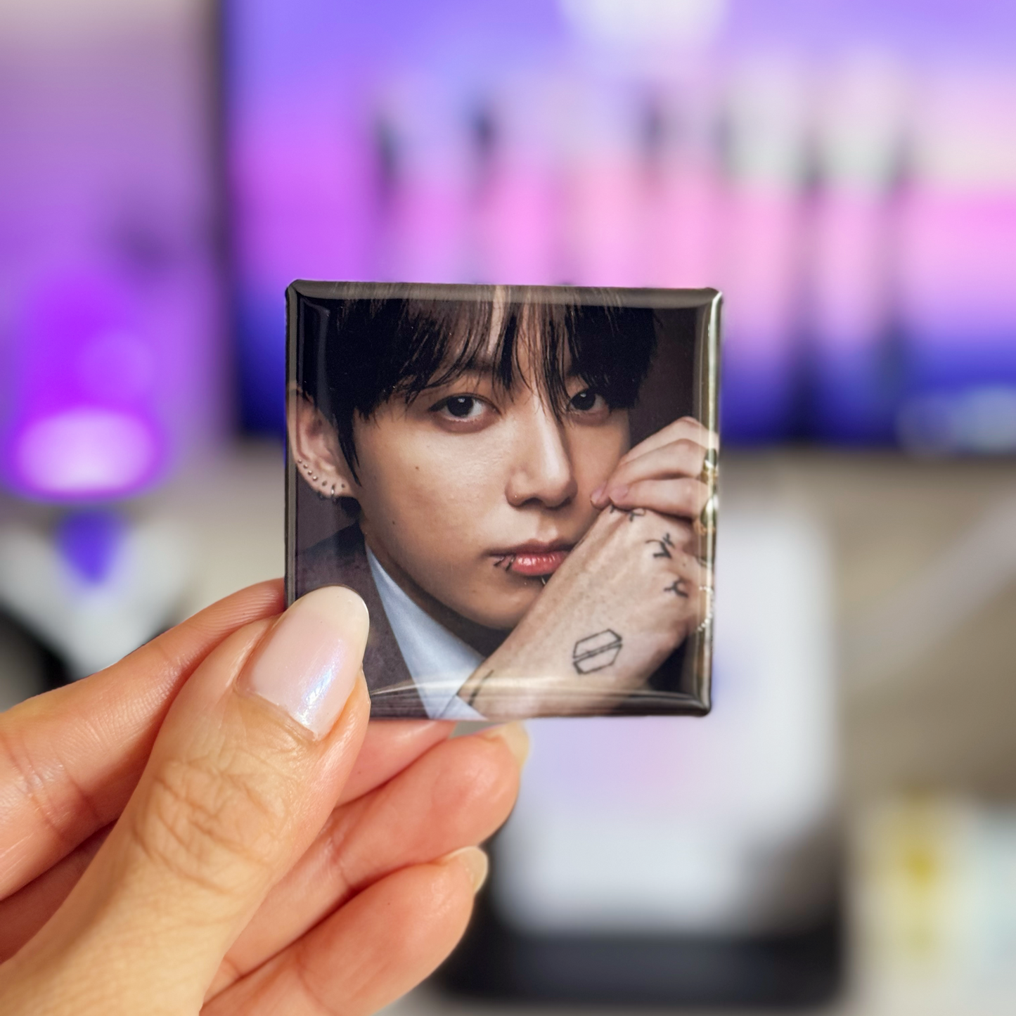 Square Magnet: BTS Jungkook in Colour