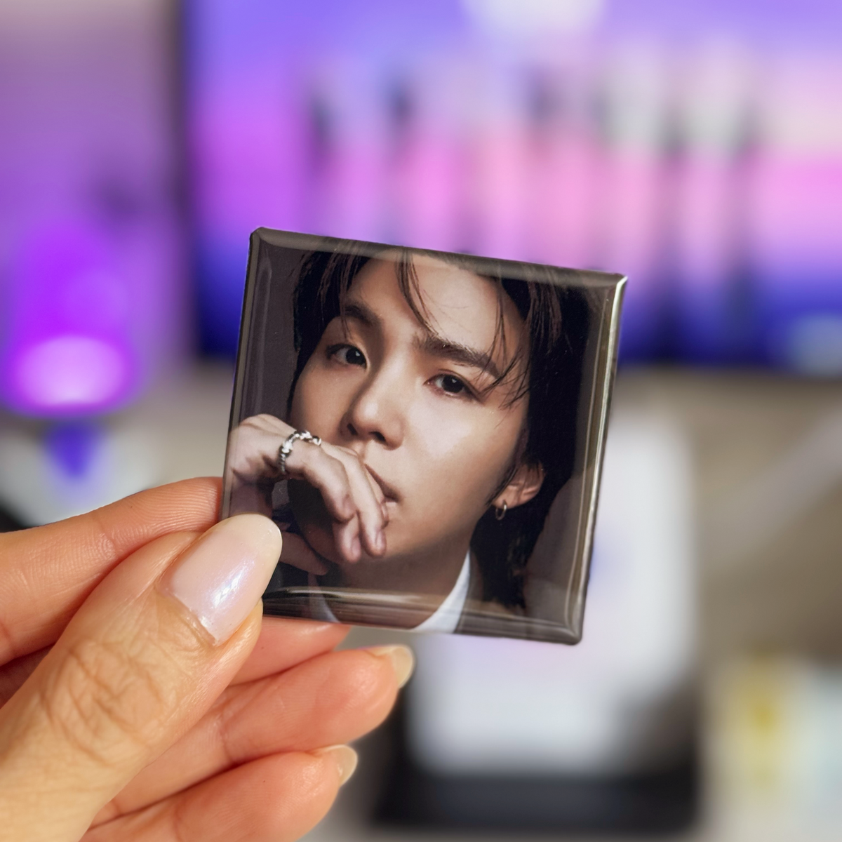 Square Magnet: BTS Suga in Colour