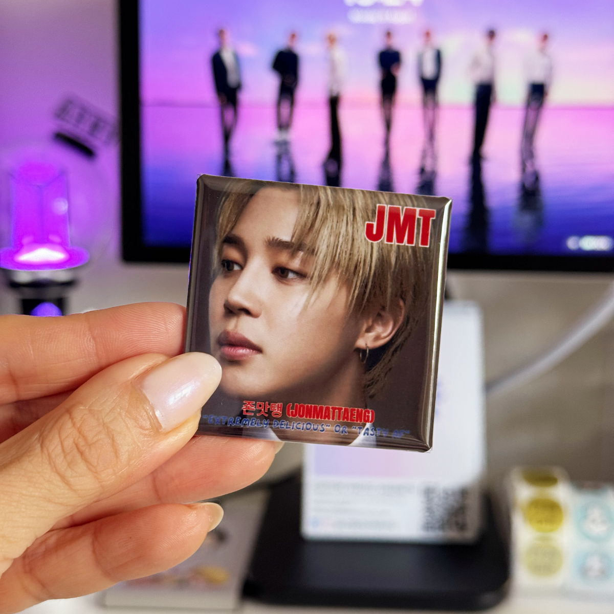 Square Magnet: BTS JMT 존맛탱 (jonmattaeng)
