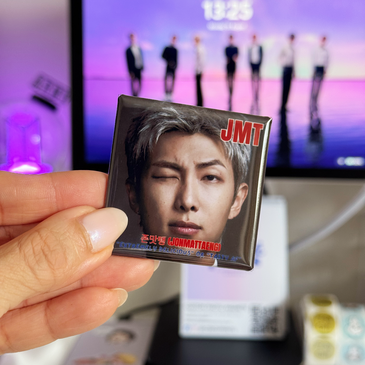 Square Magnet: BTS JMT 존맛탱 (jonmattaeng)