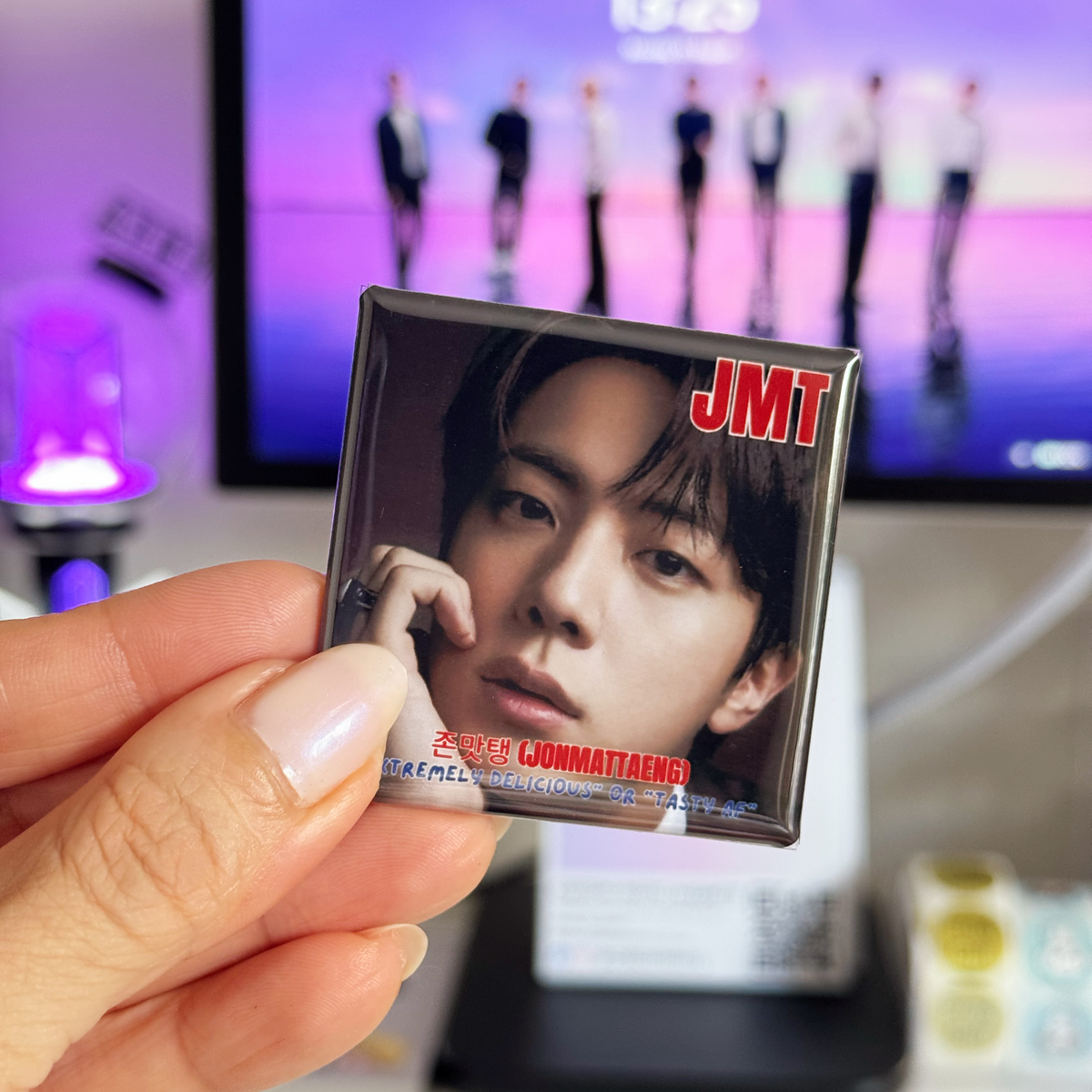 Square Magnet: BTS JMT 존맛탱 (jonmattaeng)