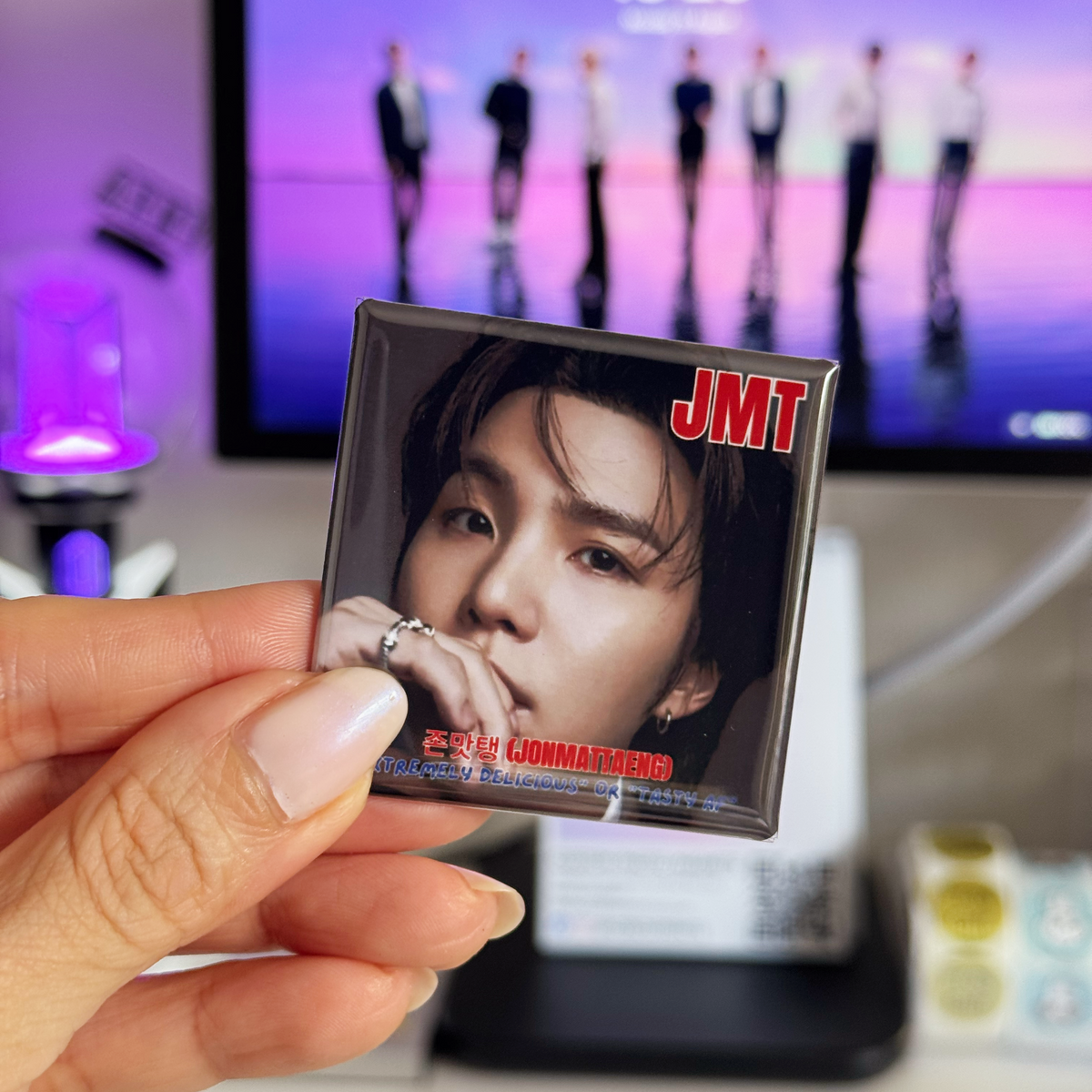 Square Magnet: BTS JMT 존맛탱 (jonmattaeng)
