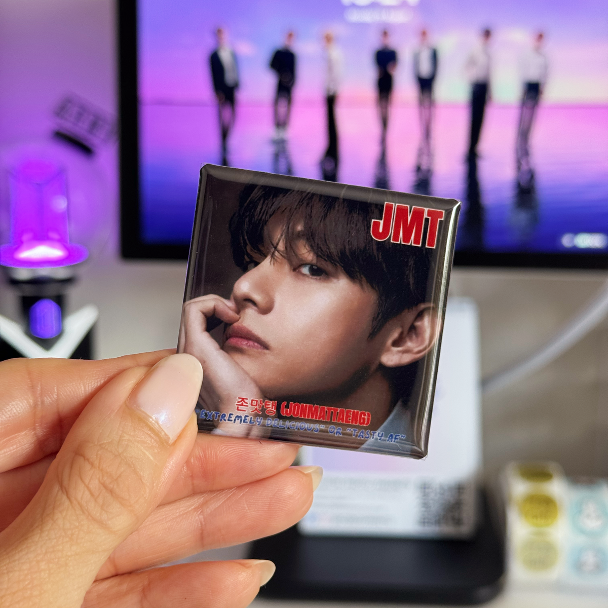 Square Magnet: BTS JMT 존맛탱 (jonmattaeng)