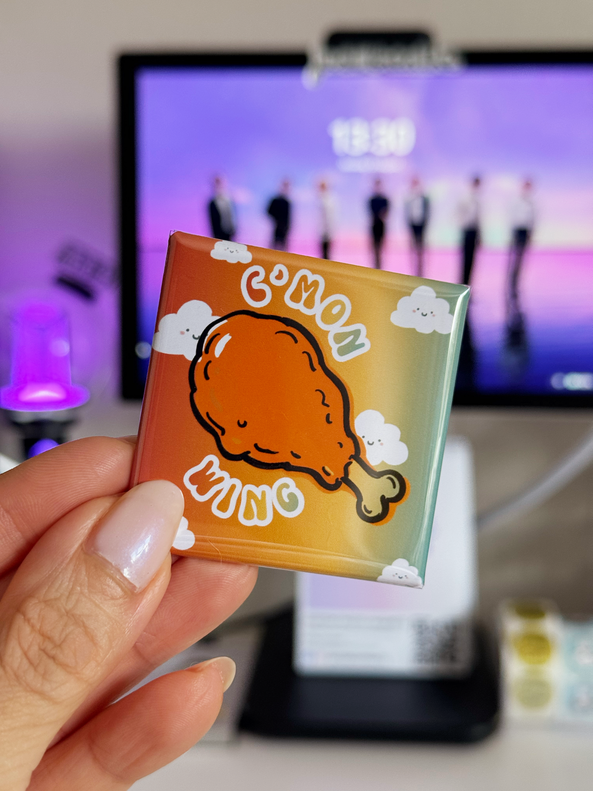 Square Magnet: BTS C'mon Wing