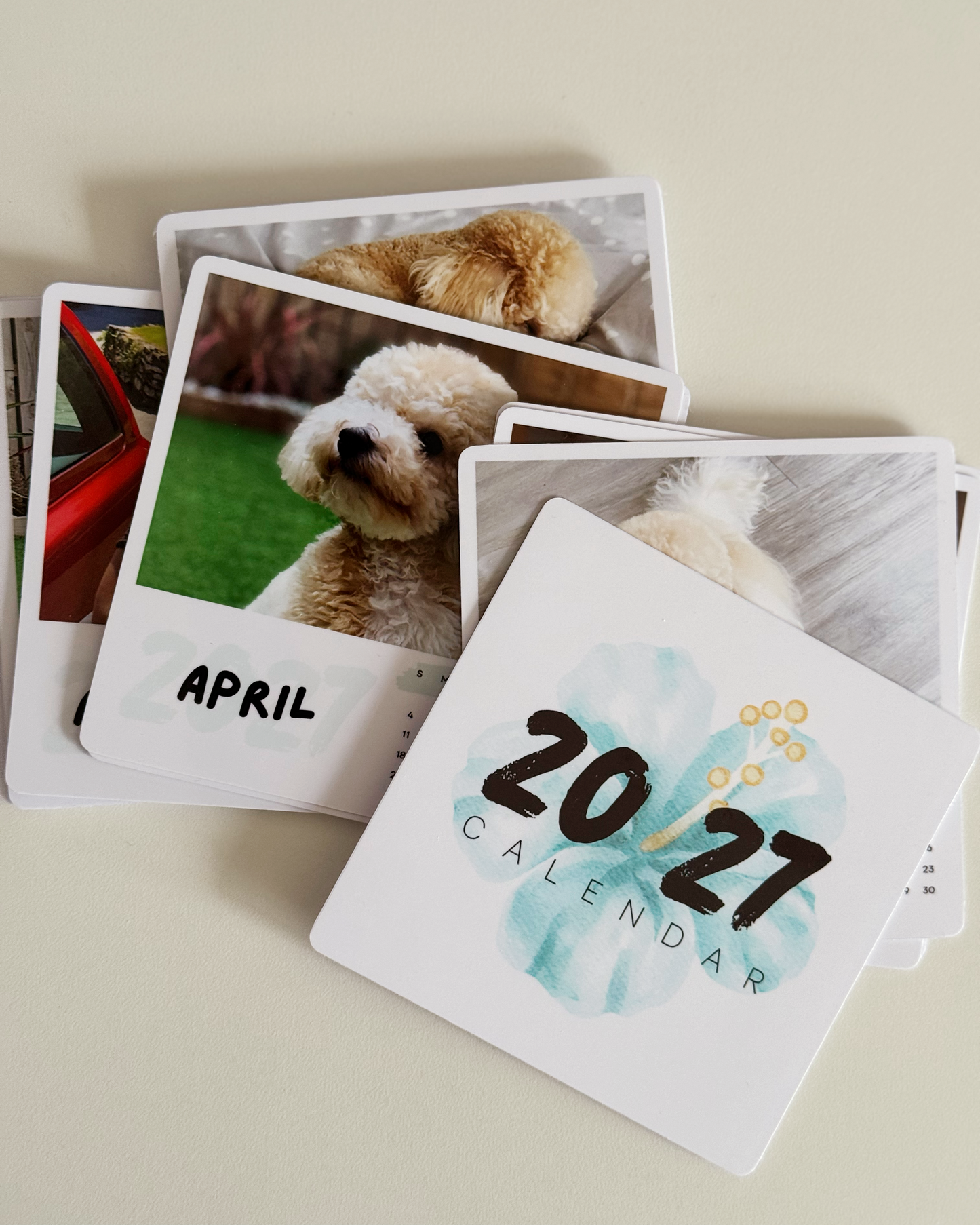 12 Month Calendar 3.75 x 3.75"