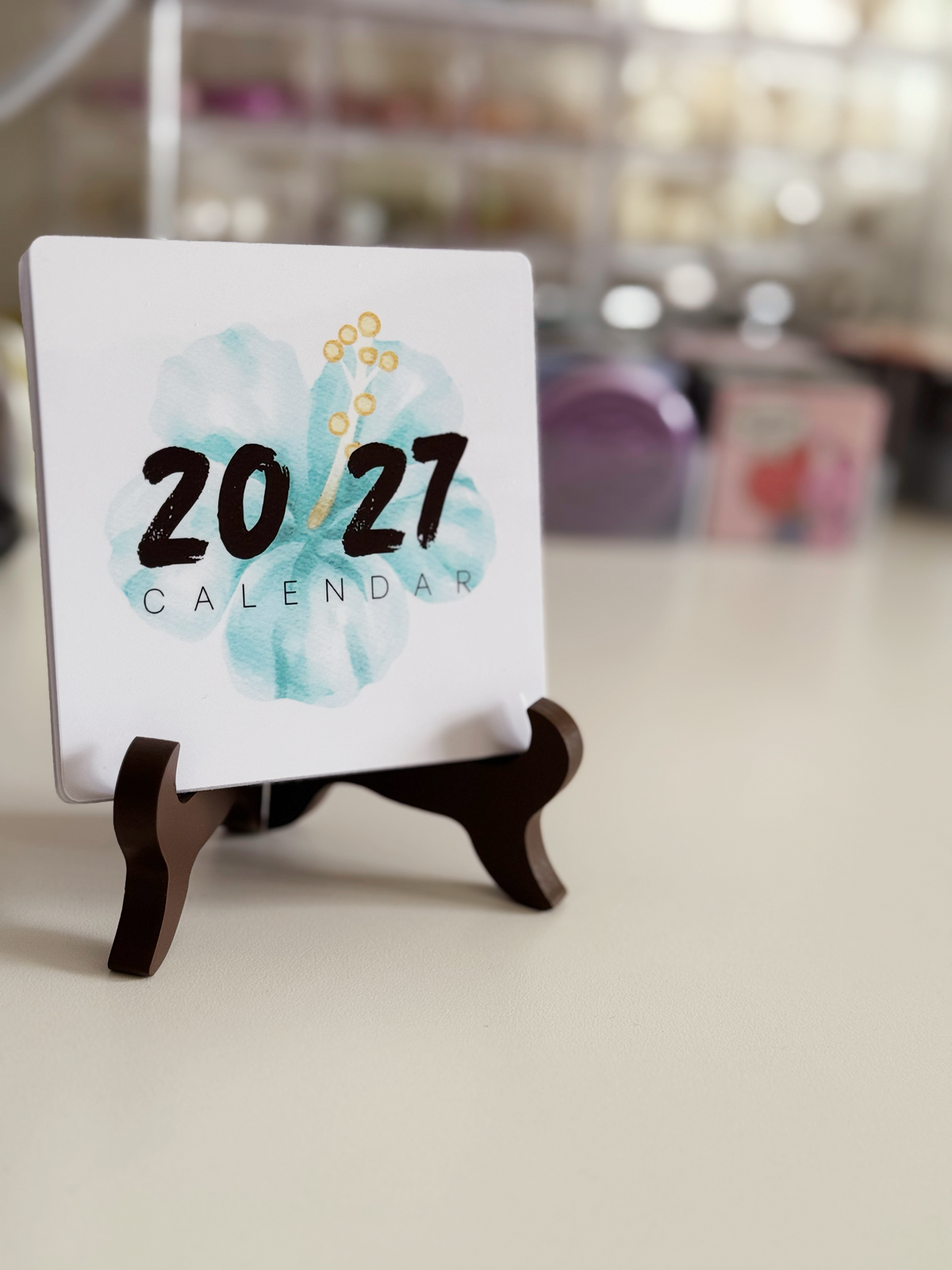 12 Month Calendar 3.75 x 3.75"