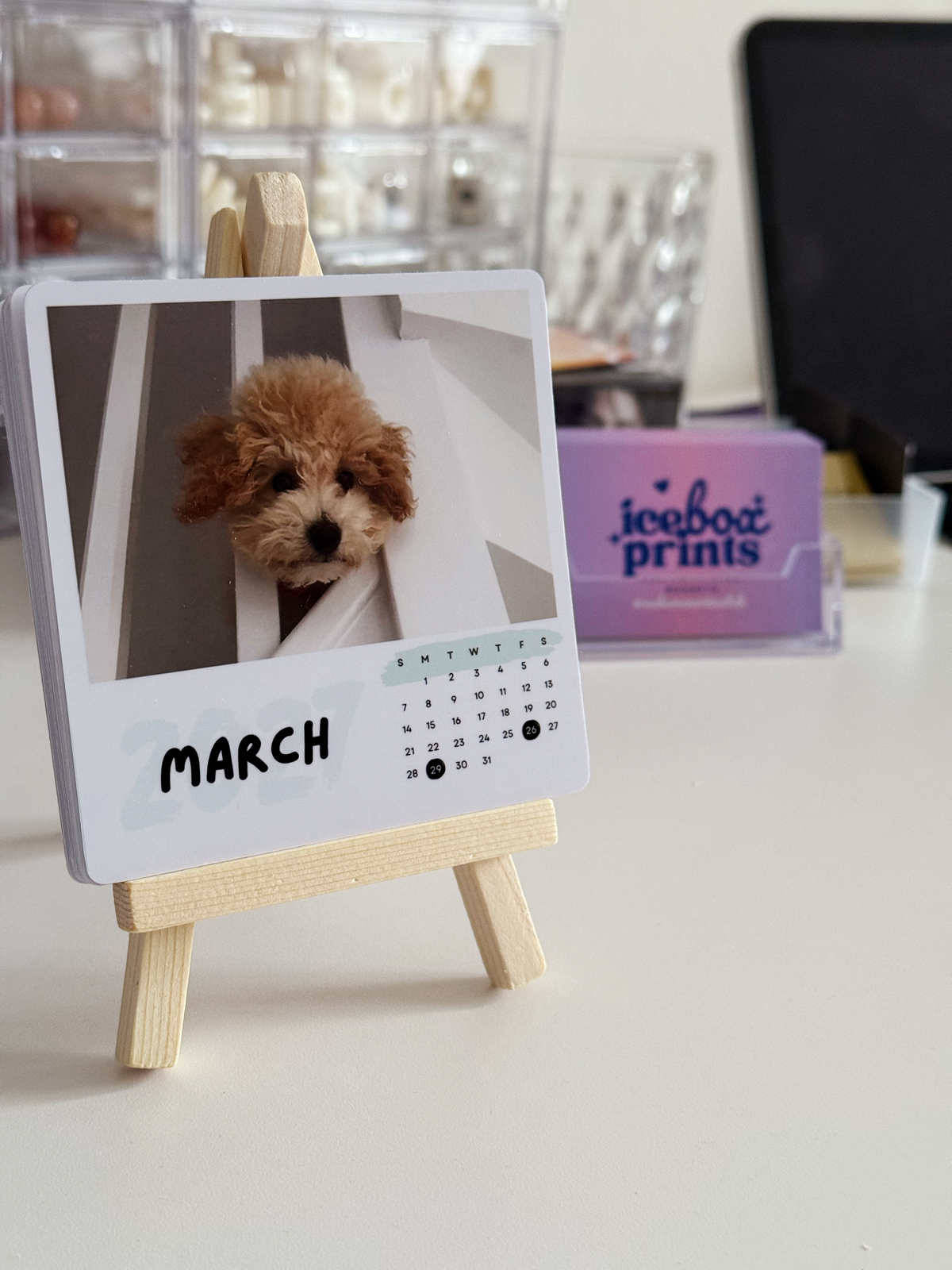 12 Month Calendar 3.75 x 3.75"