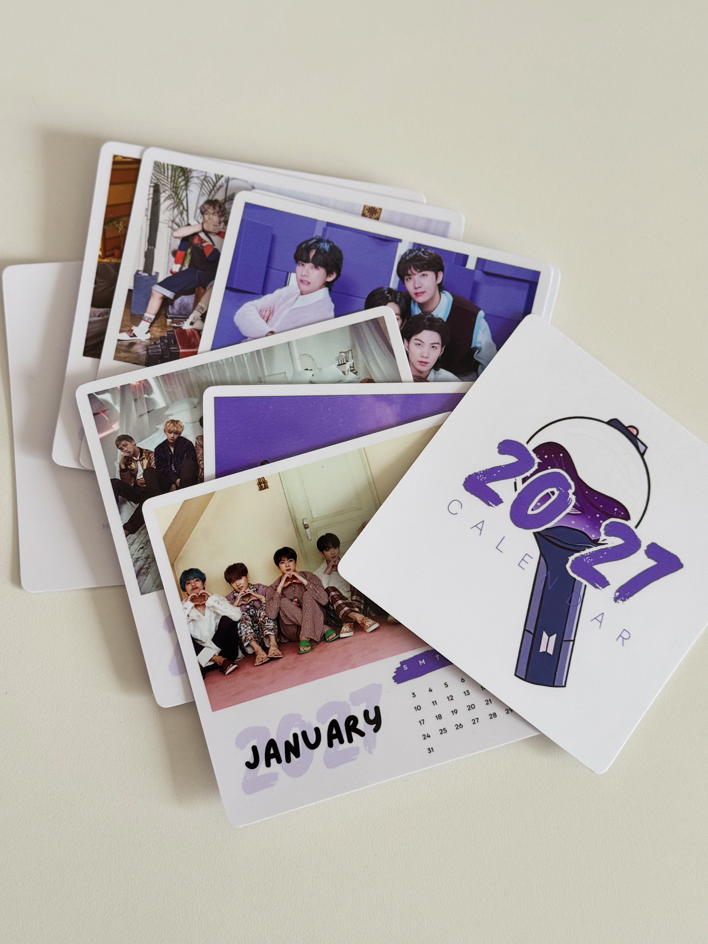 BTS 12 Month 2027 Calendar - Borahae