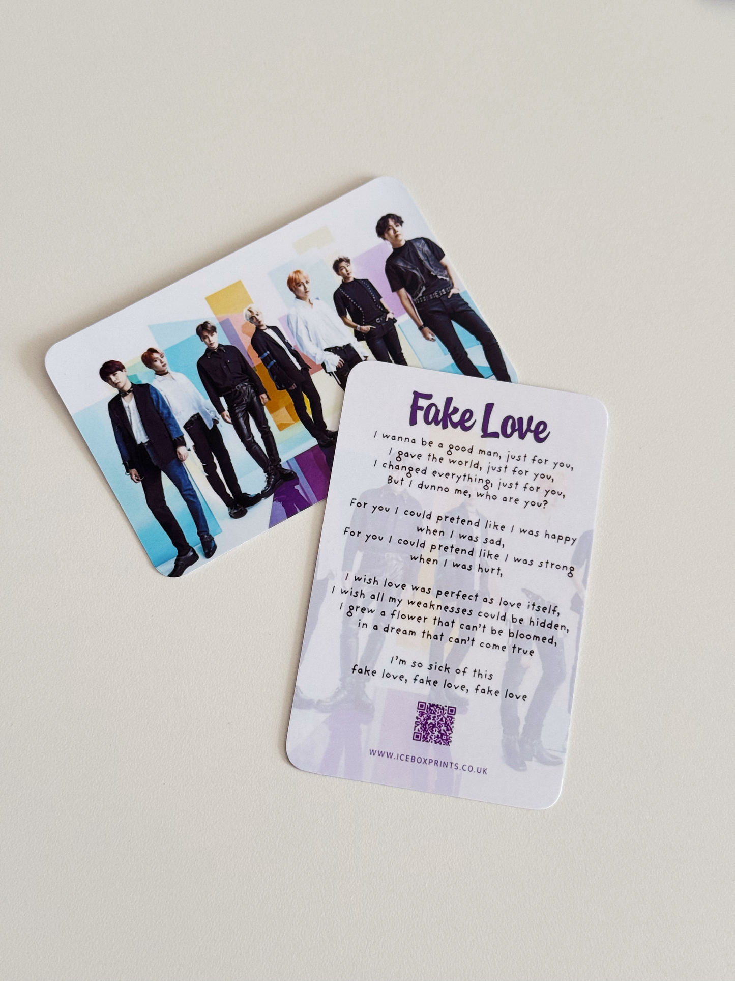 BTS Photo Card: Fake Love