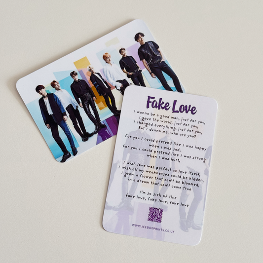 BTS Photo Card: Fake Love