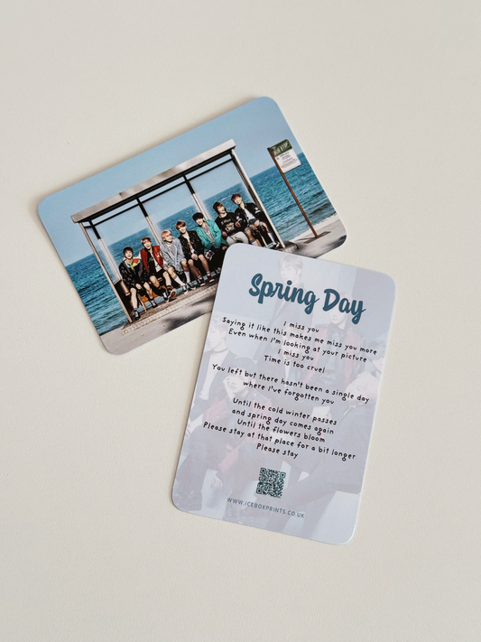 BTS Photo Card: Spring Day